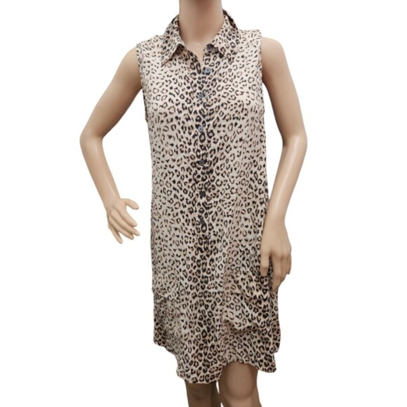 Equipment Femme Leopard Lucinda Silk Shirt Dress - Picture 7 of 9